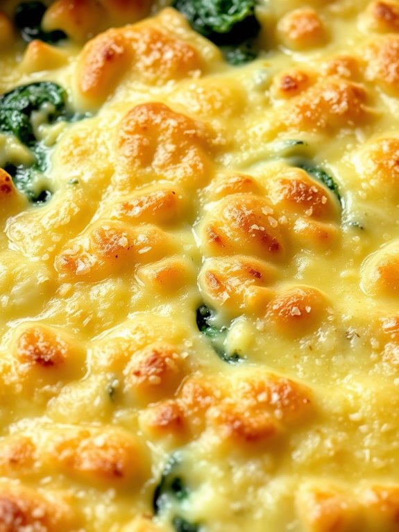 zucchini spinach alfredo casserole