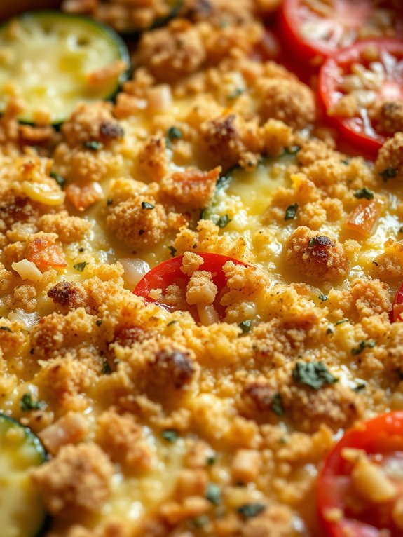 zucchini tomato baked dish