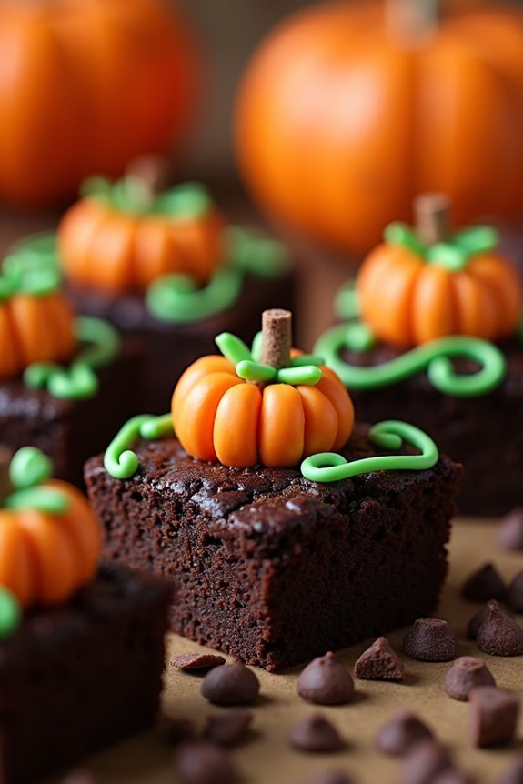 adorable halloween brownie treats