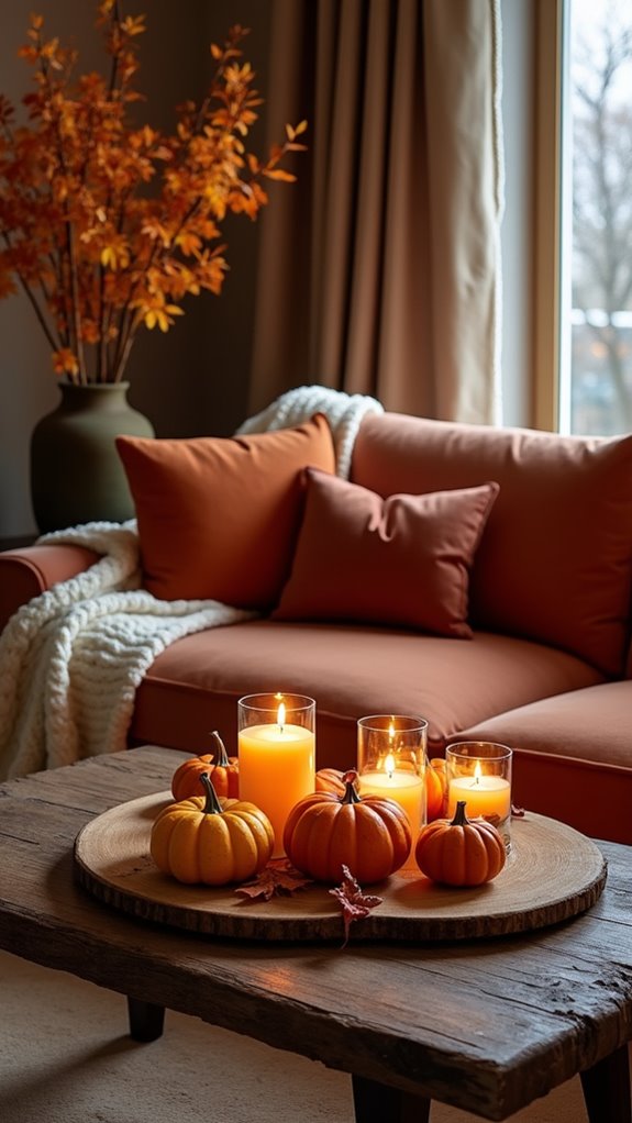autumn color palette decor