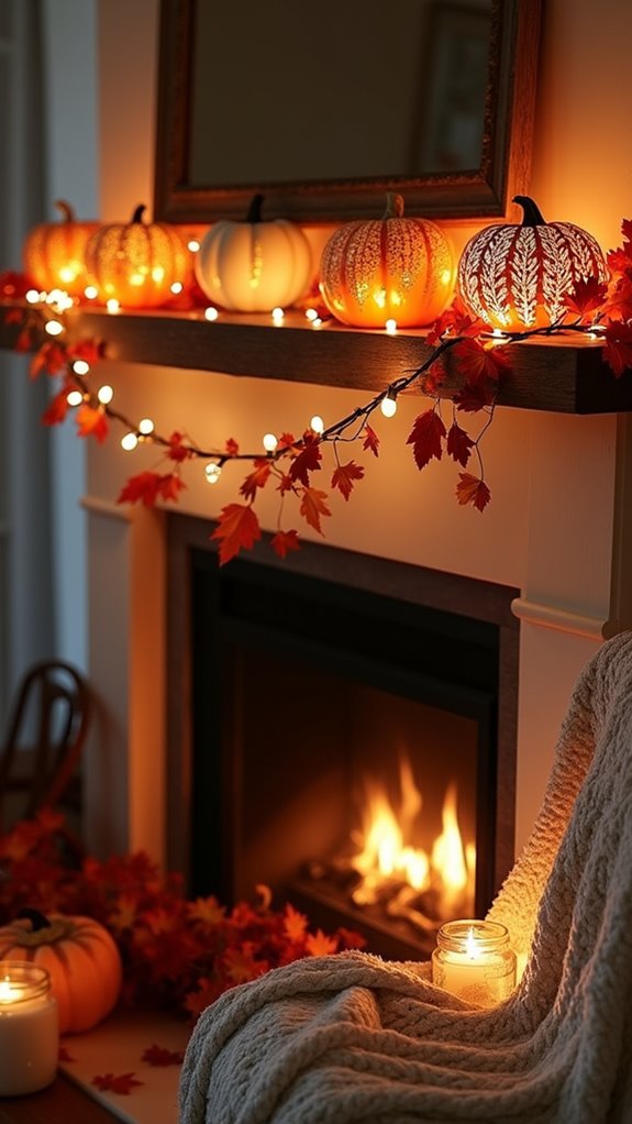autumn pumpkin garland diy