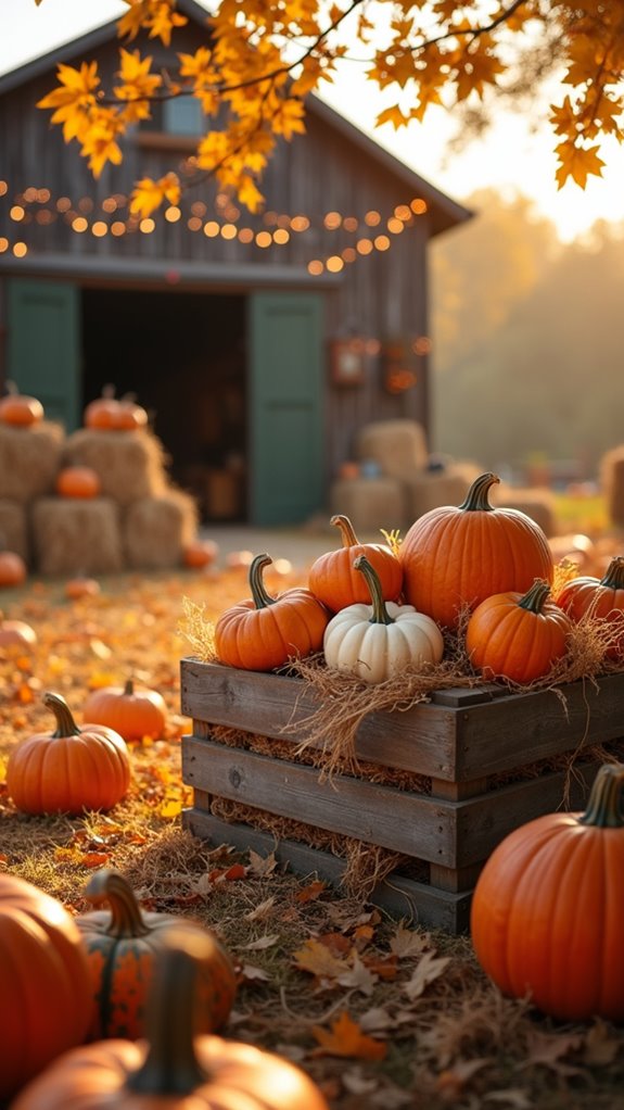 autumn pumpkin patch experience