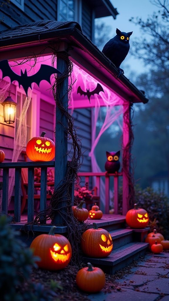 bats and owls decorations