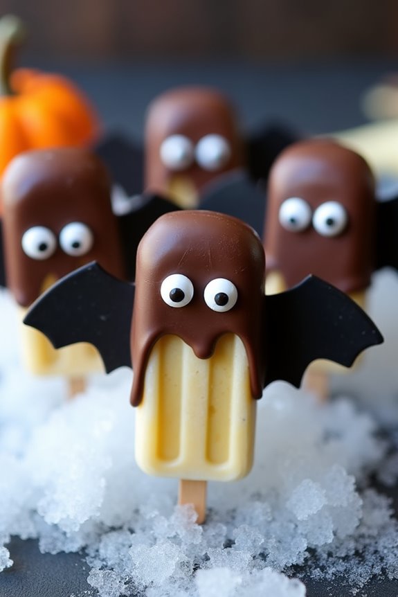 batty banana halloween treats