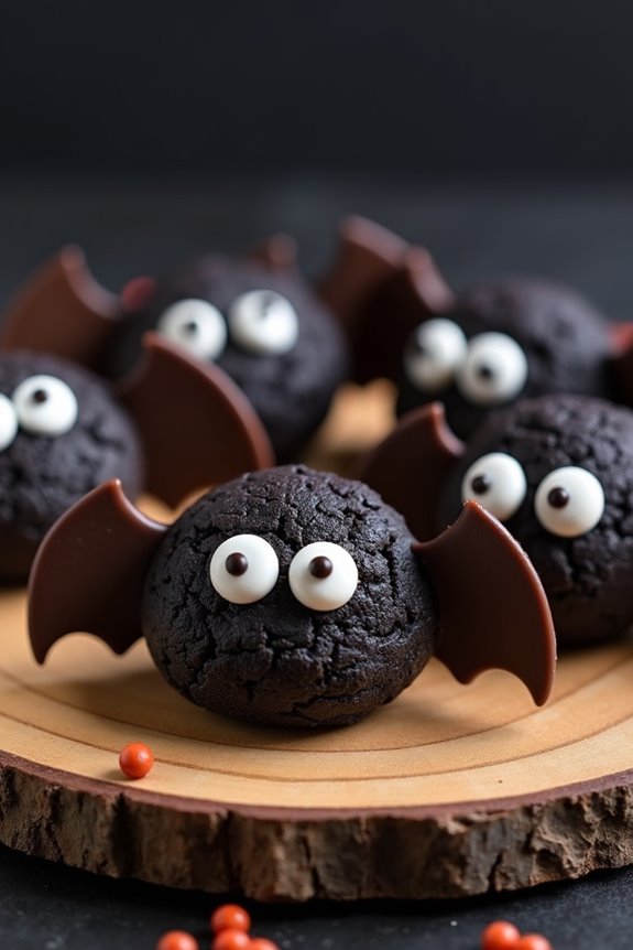 batty bites halloween treats