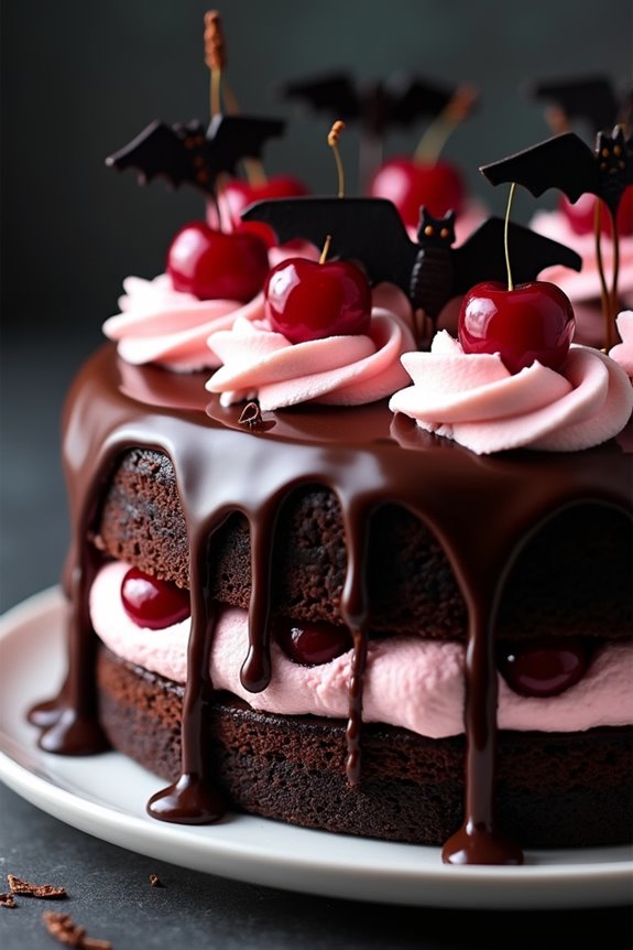 batty black forest cake