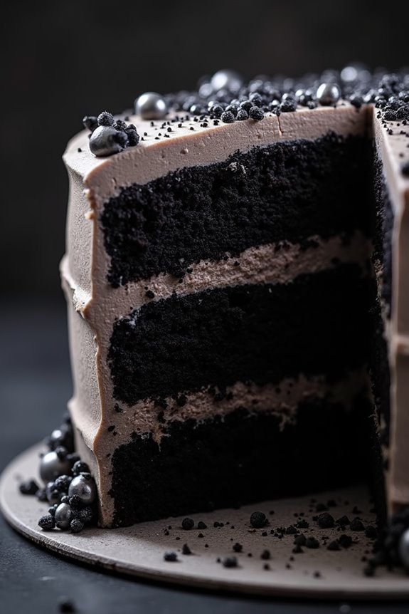 bewitching black velvet cake