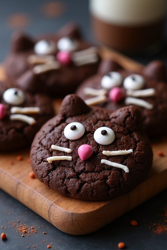 bewitching halloween cat cookies