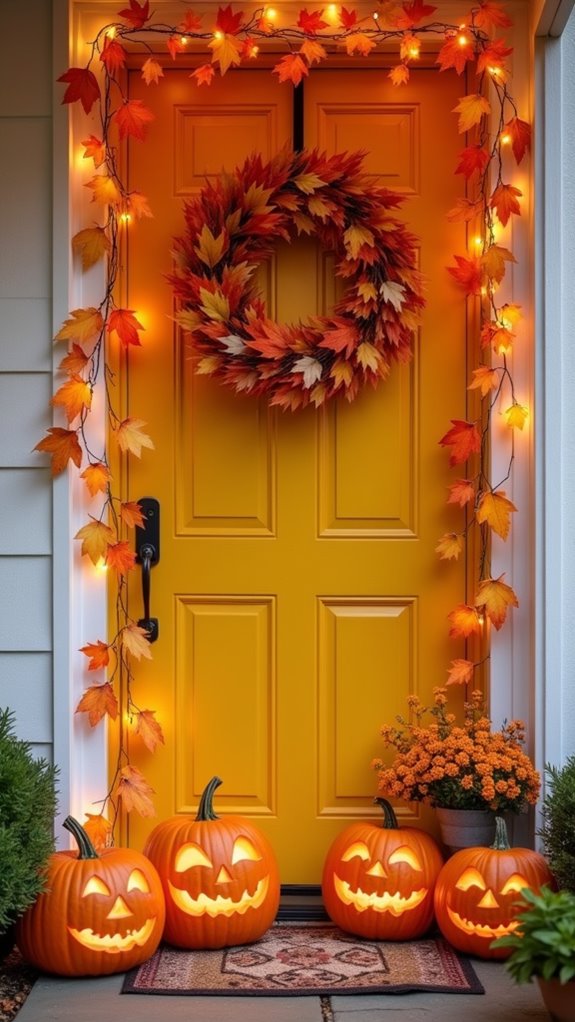 candy corn festive decor