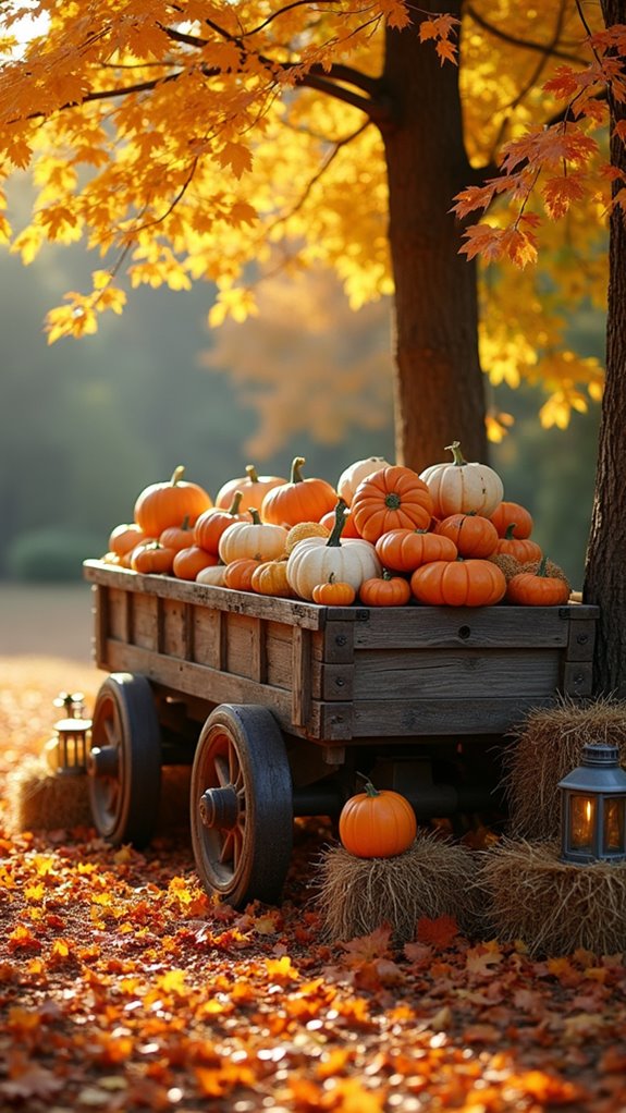 charming autumn outdoor decor
