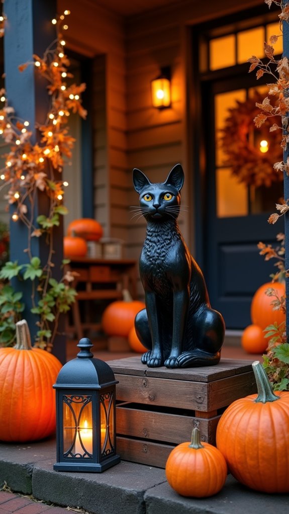 charming black cat decorations