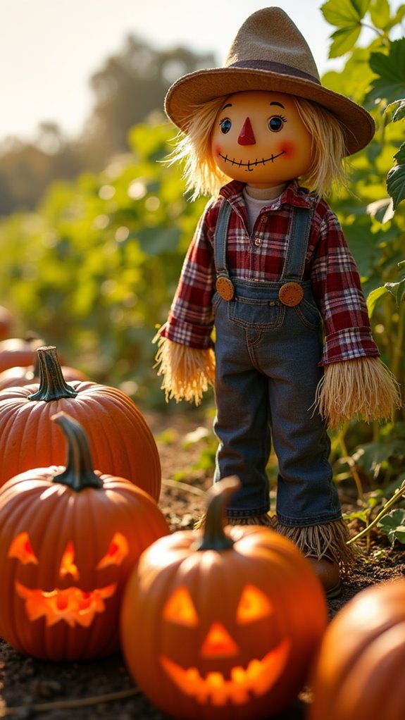 charming classic scarecrow design