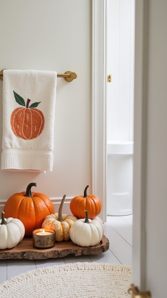charming decorative pumpkin accents