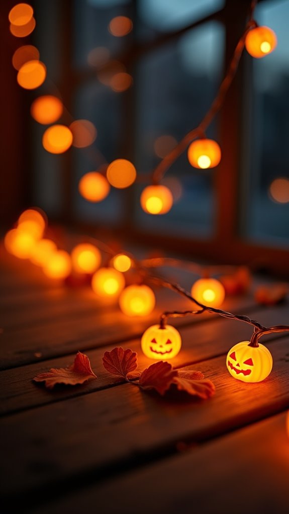 charming halloween pumpkin lights