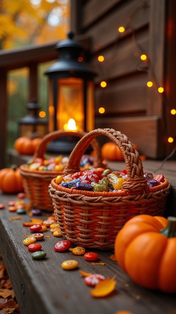 charming personalized trick or treat baskets