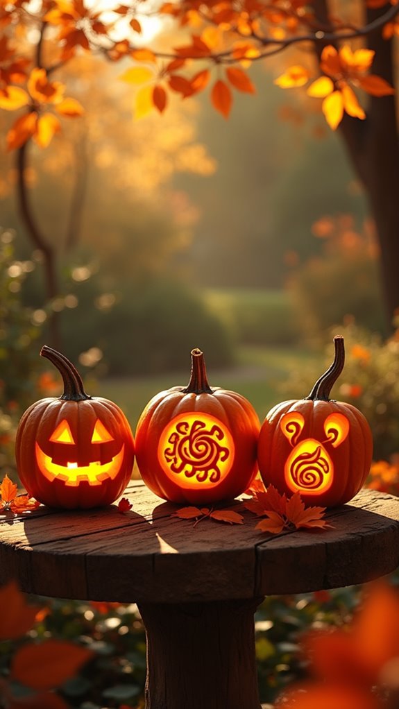 charming pumpkin carving designs