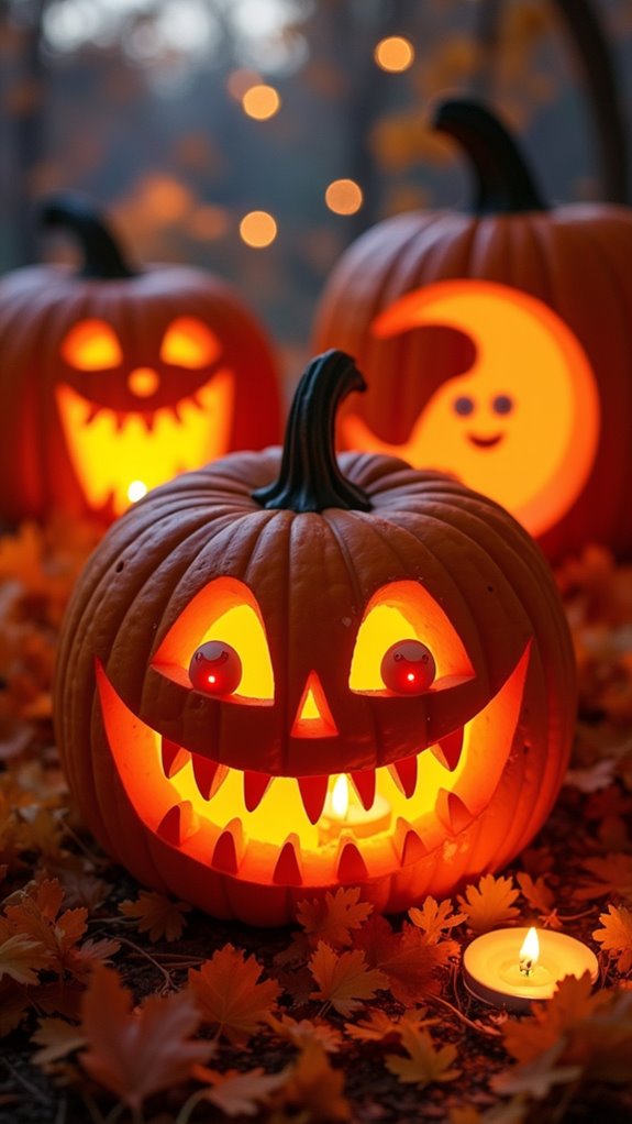 cheerful ghost halloween decor