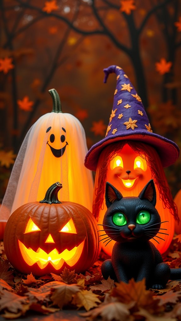 classic halloween character decorations