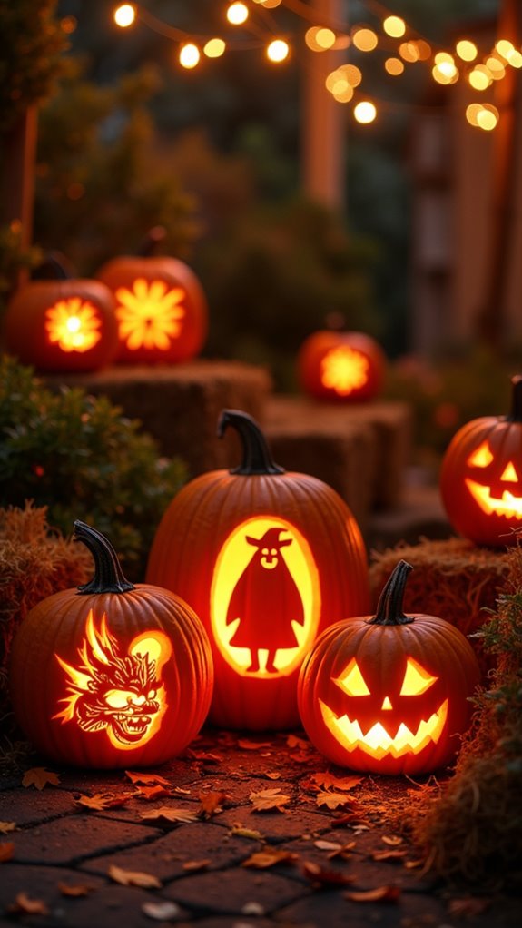 classic spooky pumpkin carving