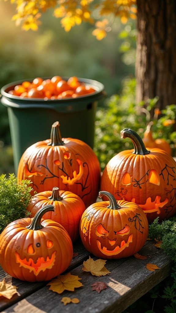 compost pumpkins for gardening