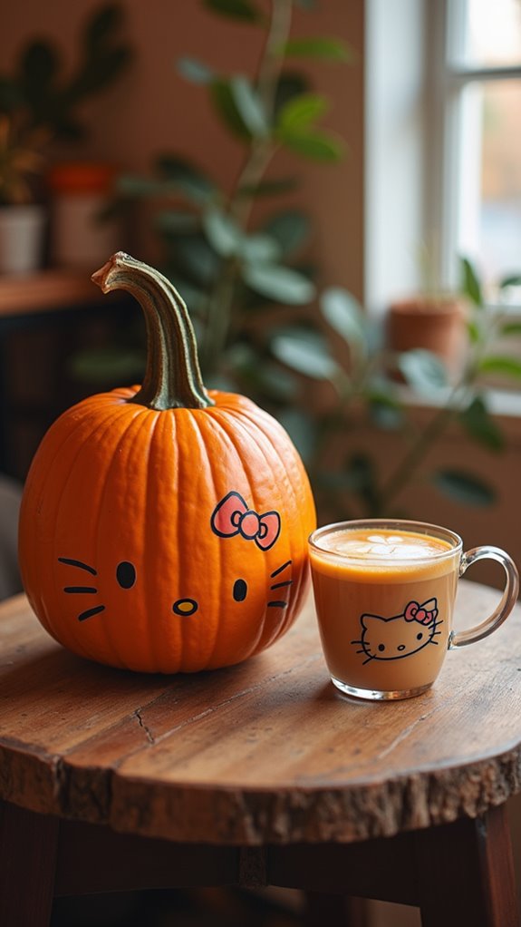 cozy autumn pumpkin latte