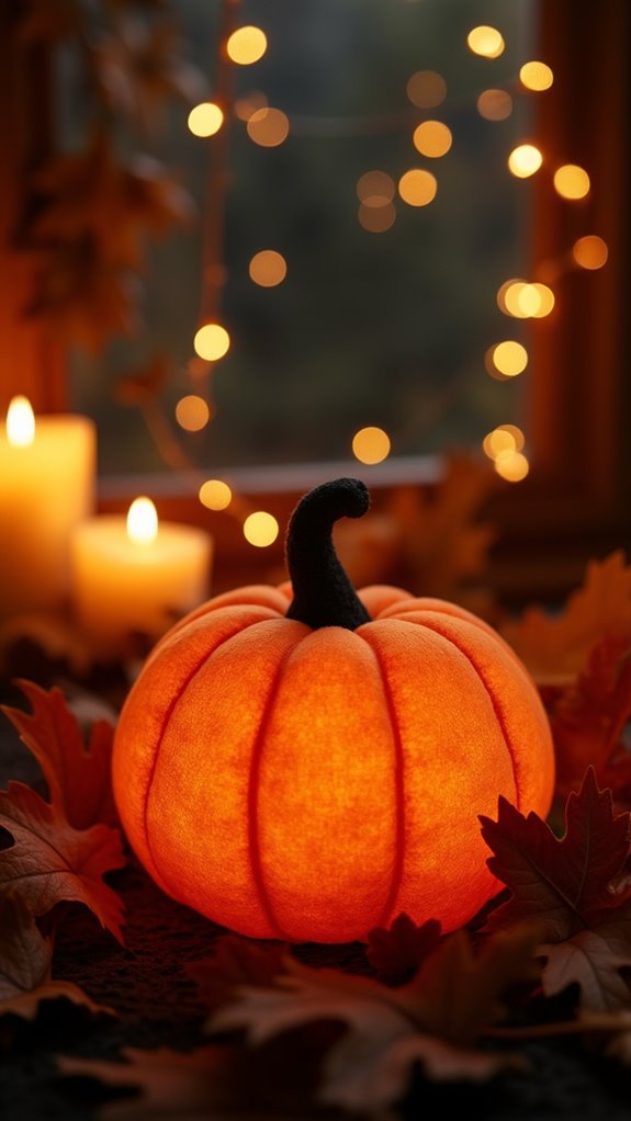 cozy halloween plush nightlight