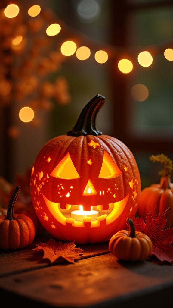 cozy pumpkin lantern creations