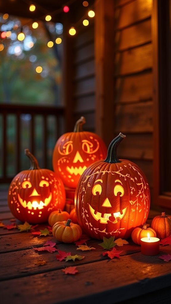 cozy pumpkin lantern evenings