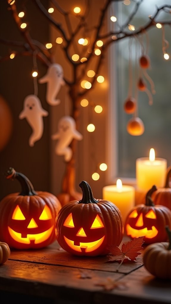 cozy pumpkin spice ambiance