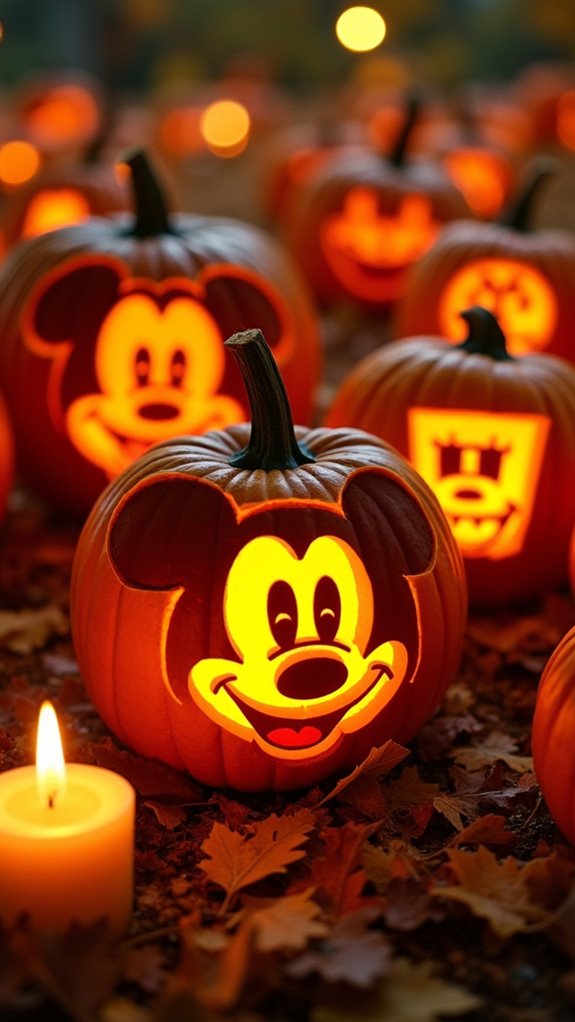 creative cartoon pumpkin carvings