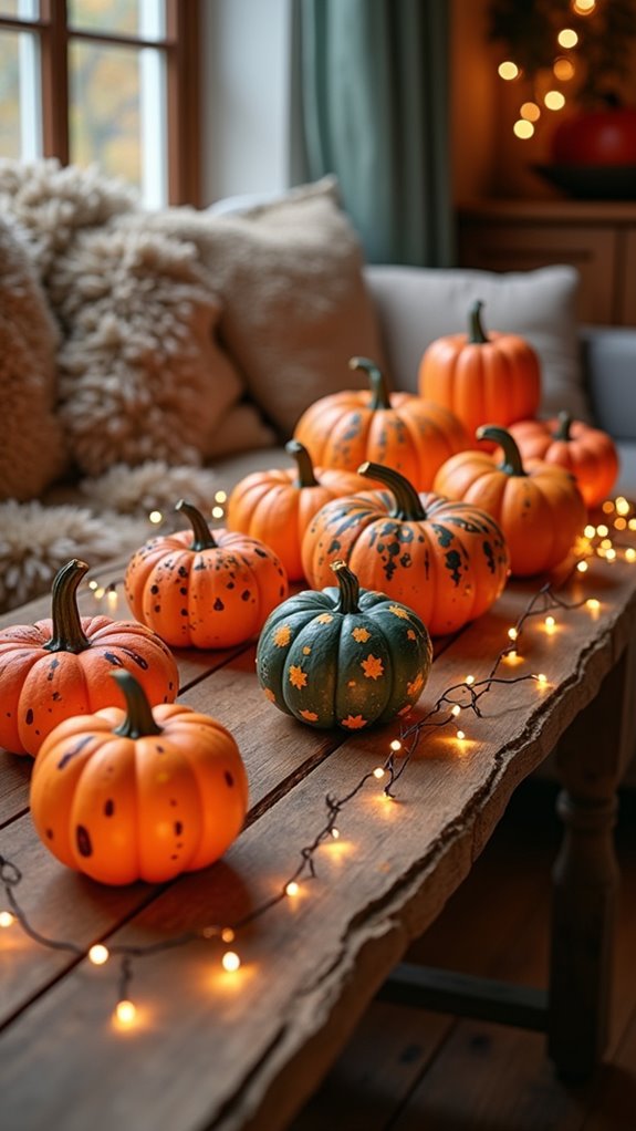 creative fall pumpkin art