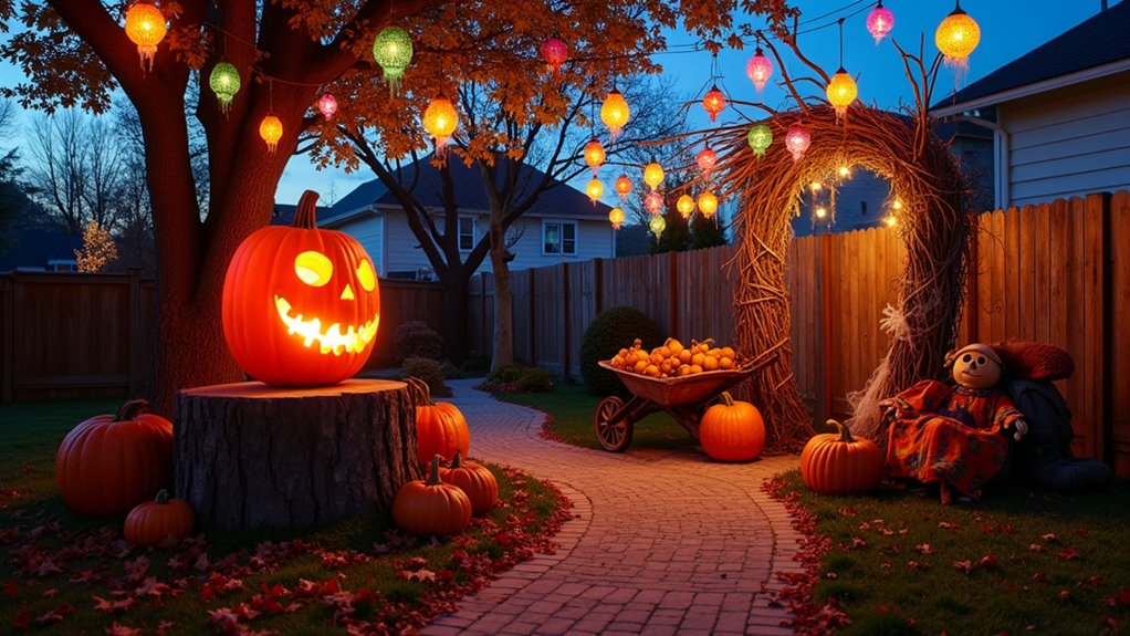 creative halloween outdoor decorations