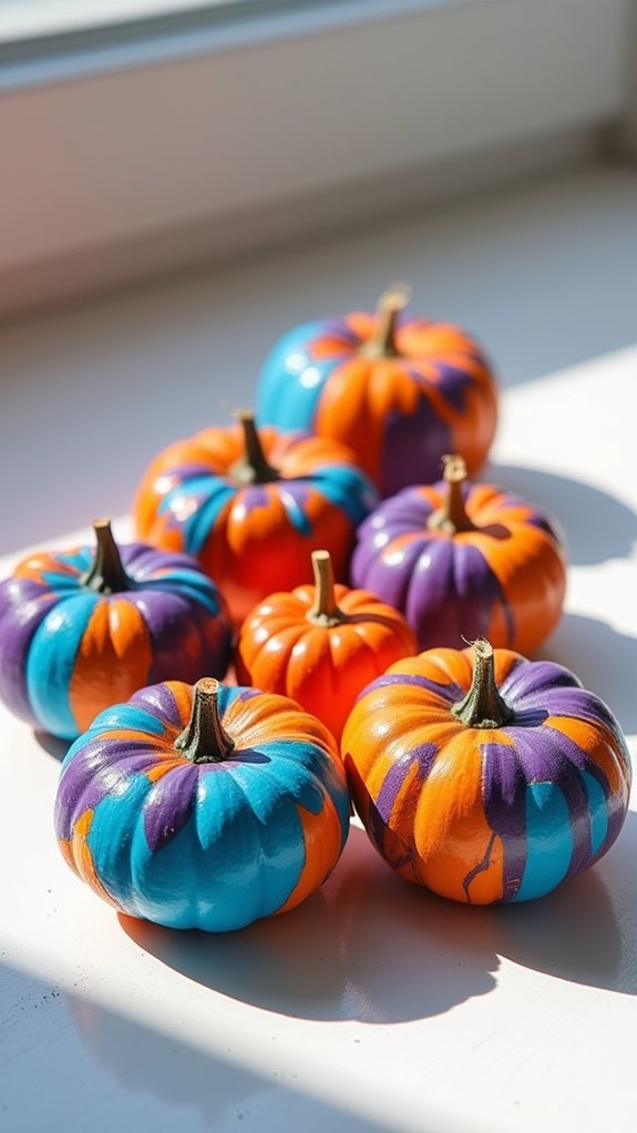 creative pumpkin abstract art