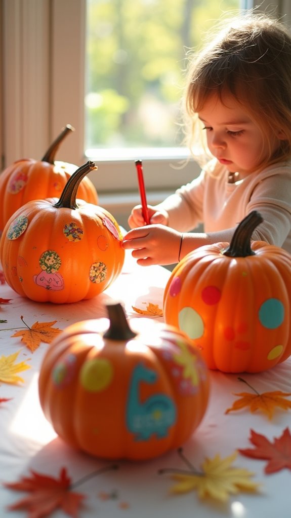 creative tissue paper pumpkins
