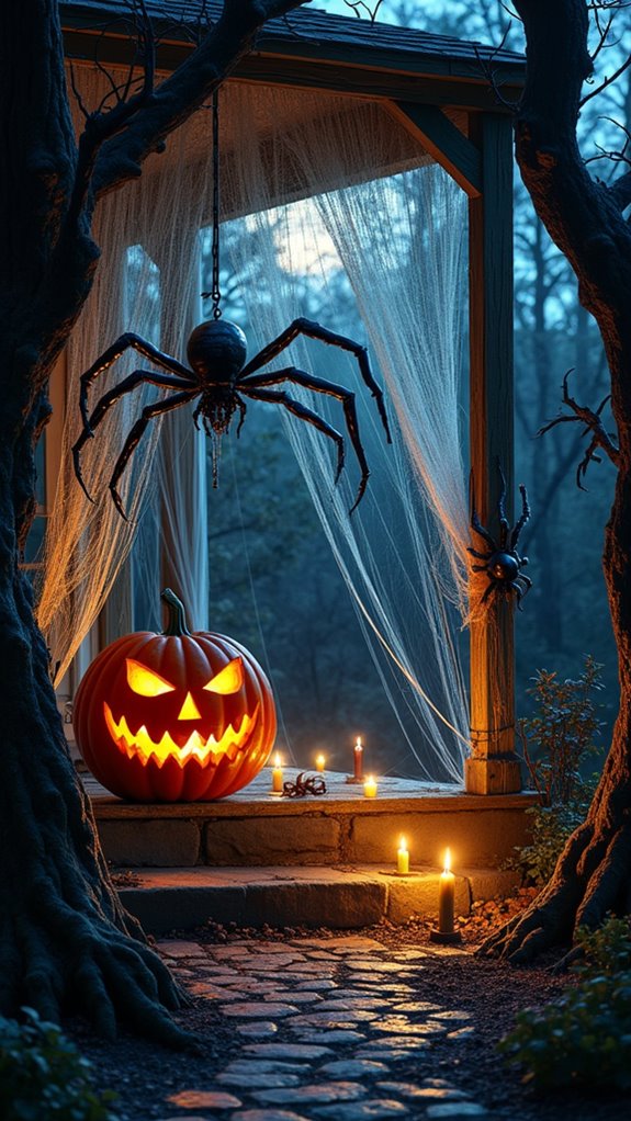creepy cobwebs and spiders
