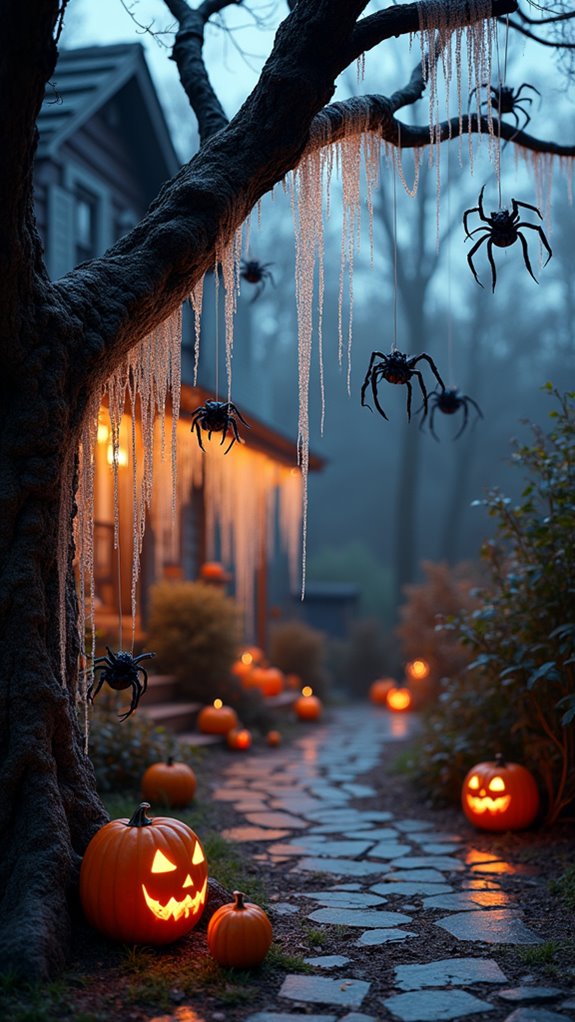 creepy cobwebs and spiders