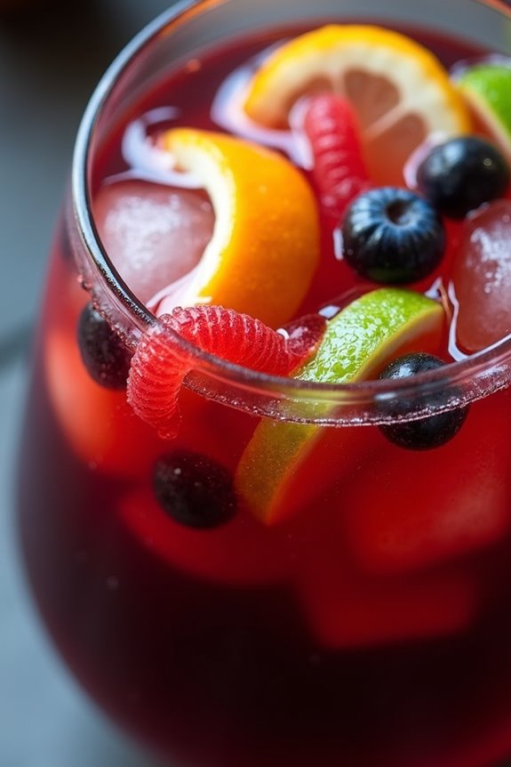 creepy crawler halloween sangria