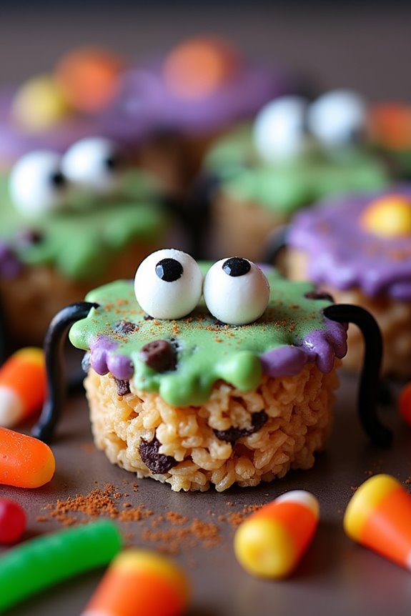 creepy crawlers rice treats