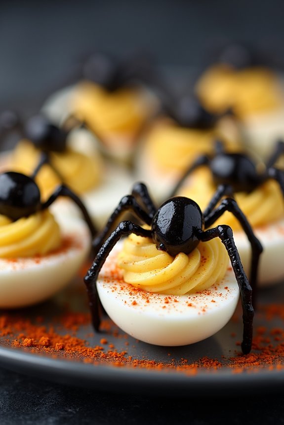 creepy crawly halloween appetizer