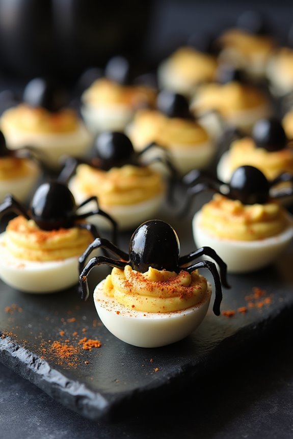 creepy crawly halloween appetizer