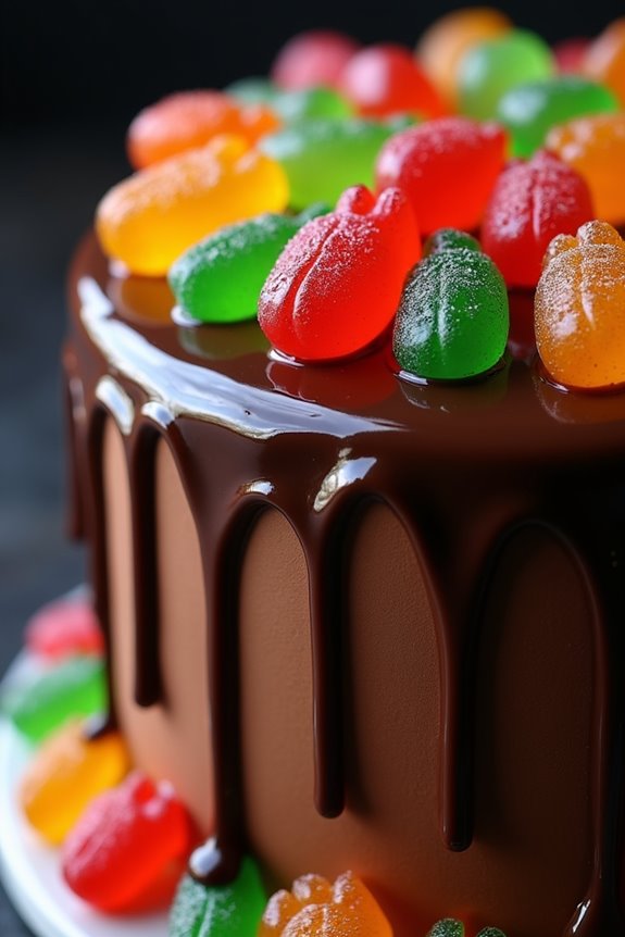 creepy crawly halloween cake