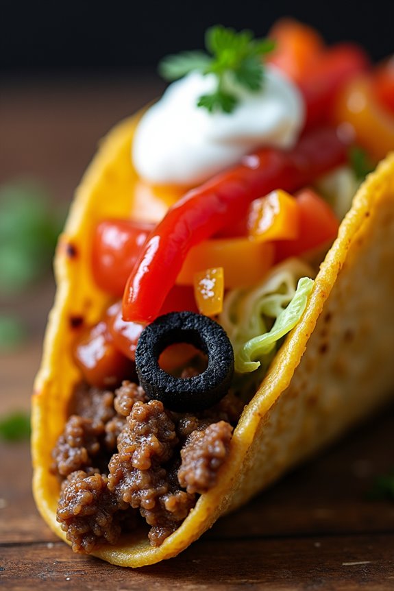 creepy crawly halloween tacos