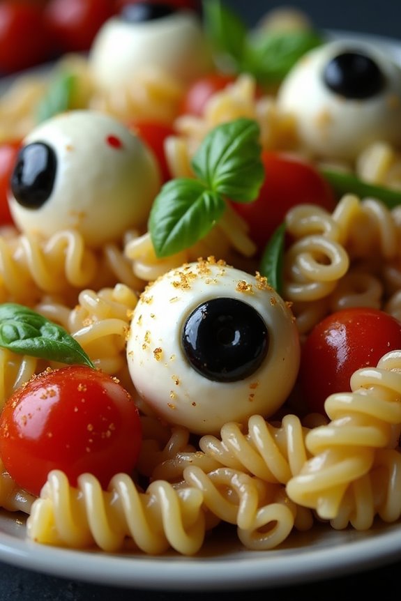 creepy delicious halloween pasta