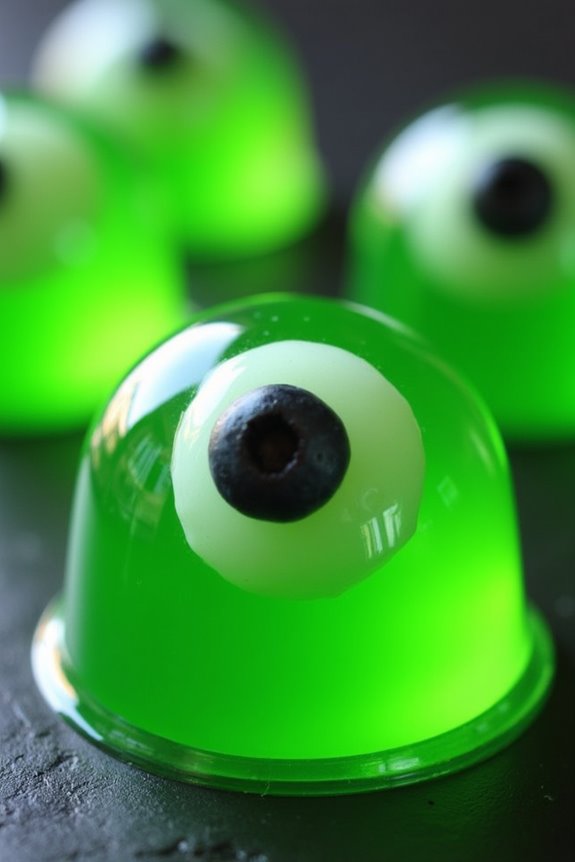 creepy eyeball jello shots