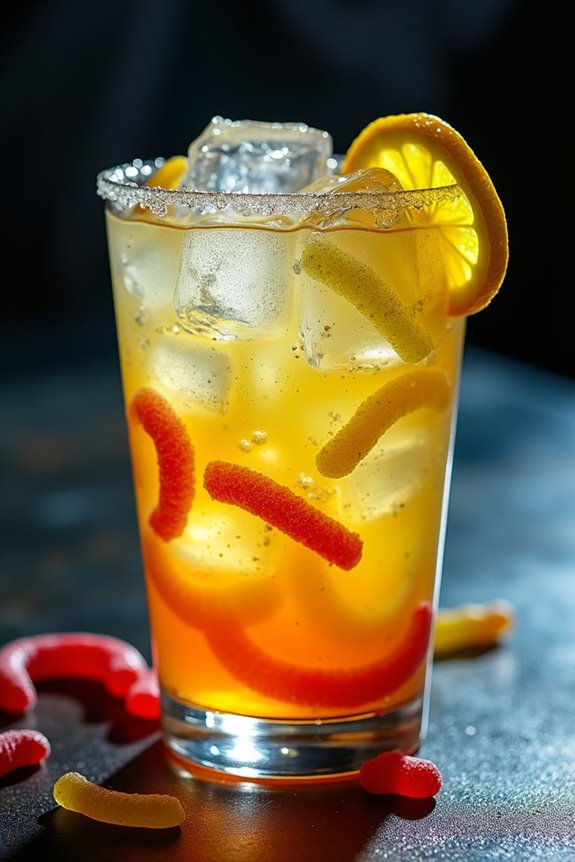 creepy halloween cocktail delight