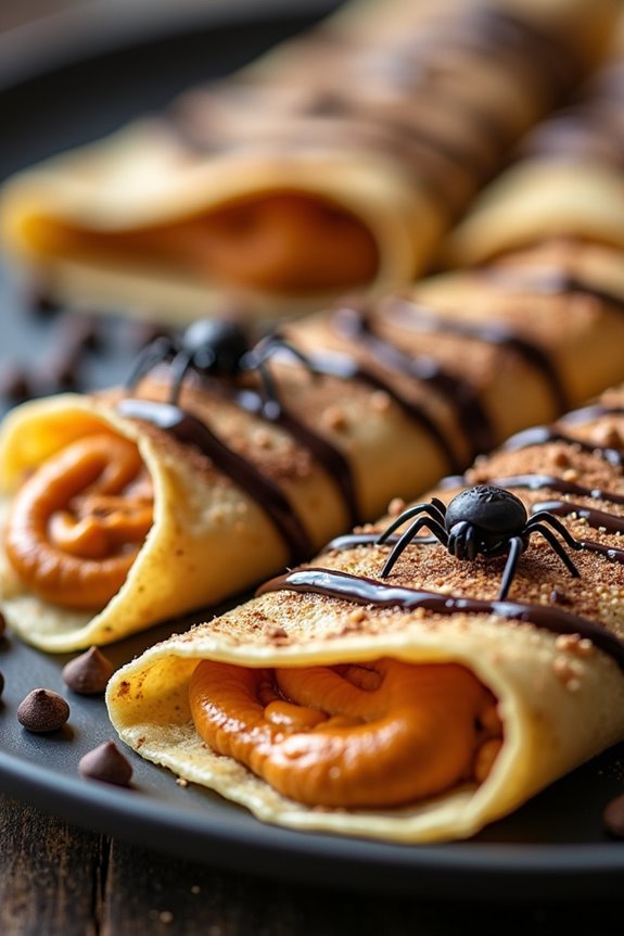 creepy halloween crepes recipe