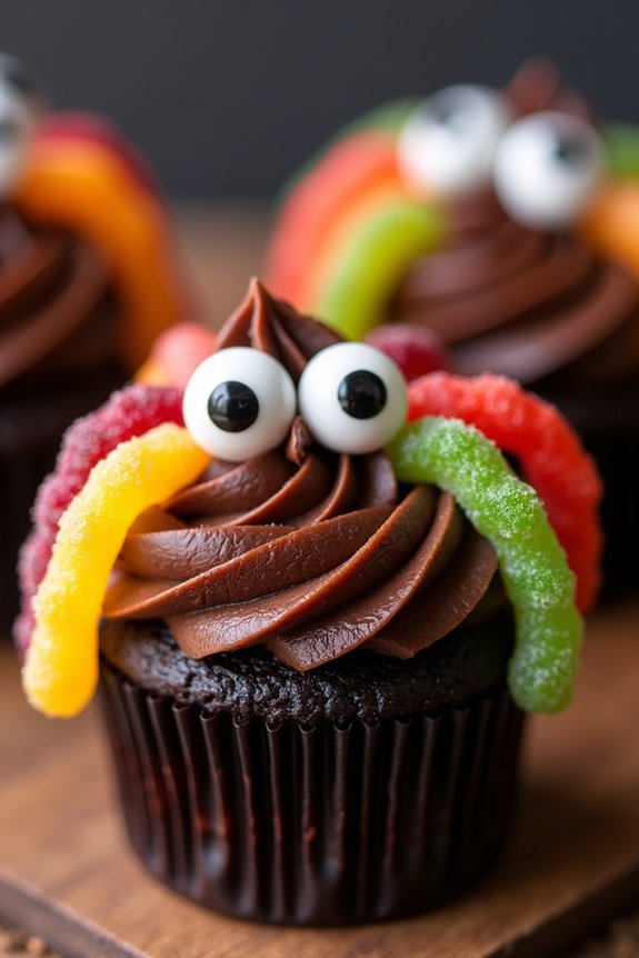 creepy halloween cupcake decorations