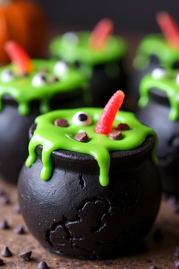 creepy halloween rice treats