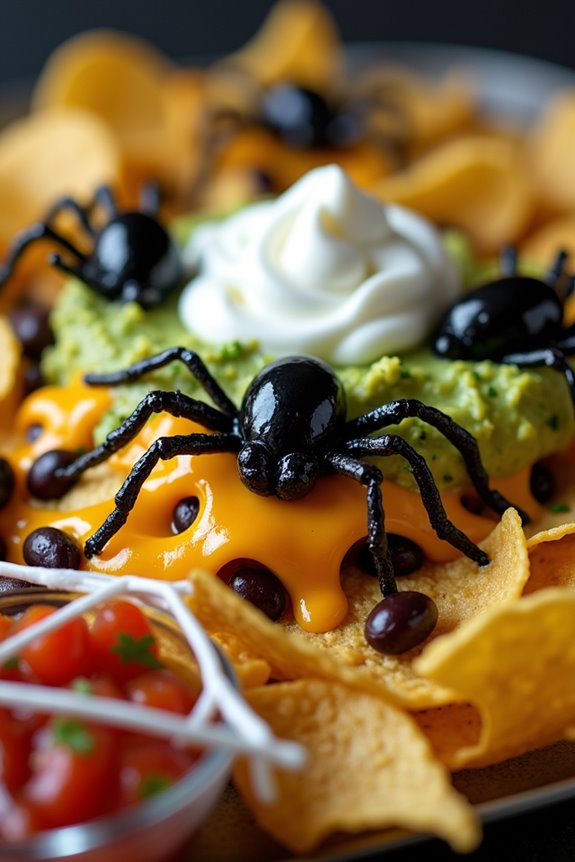 creepy halloween themed nacho recipe