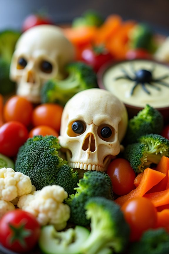 creepy vegetable platter ideas